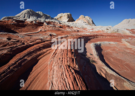 Incredibili strutture di pietra arenaria a tasca bianco Foto Stock