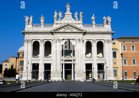 Basilica di San Giovanni in Laterano a Roma Italia Foto Stock