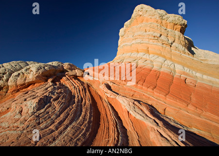 Incredibili strutture di pietra arenaria a tasca bianco Foto Stock