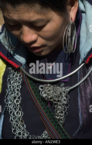 Sapa mercato mattutino Sapa Vietnam del Nord Foto Stock