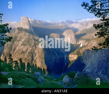 Half Dome in Yosemite National Park California USA Foto Stock