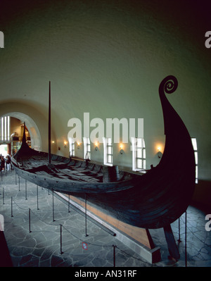 Museo della Nave Vichinga / Oseburg Nave, Oslo, Norvegia Foto Stock