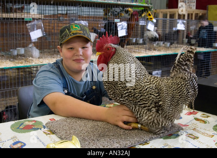 4H mostrano presso il Dutchess County Fair di Rhinebeck NY Foto Stock