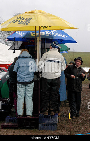 Pic martin phelps 14 01 06 barbury castle point to point allibratore Foto Stock