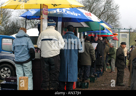 Pic martin phelps 14 01 06 barbury castle point to point allibratore Foto Stock