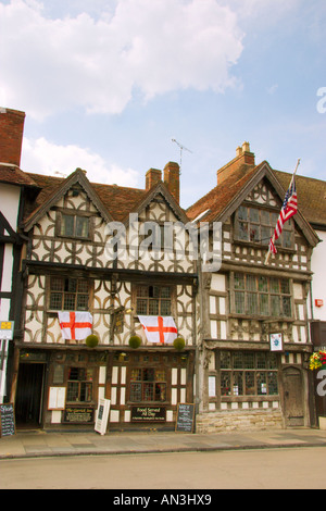 Il Garrick Pub Stratford-upon-Avon Regno Unito Foto Stock