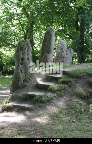 Waylands Smithy Neolitico una camera di sepoltura risalente 3500BC Foto Stock