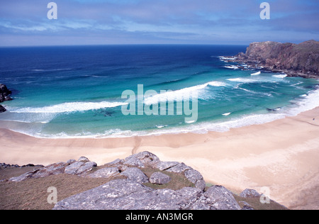 Dalmore bay isola di Lewis Western Isles Ebridi esterne della Scozia estate Regno unito Gb Foto Stock