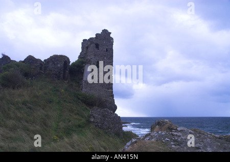 Castello Dunure Ayrshire Scotland Regno Unito Foto Stock