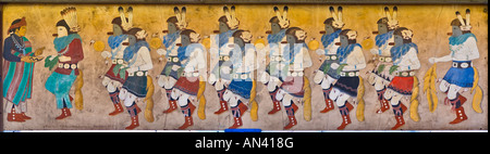 Yai Bi Choi danza dipinti Navajo al Negozio indiano di Albuquerque, Nuovo Messico USA Foto Stock