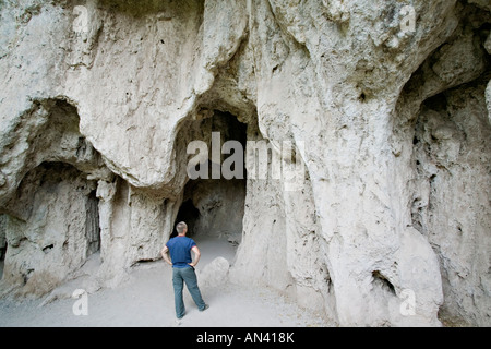 Escursionista nel fucile cade parco dello stato colorado Foto Stock