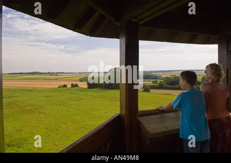 Sito della battaglia di Crecy Francia Foto Stock