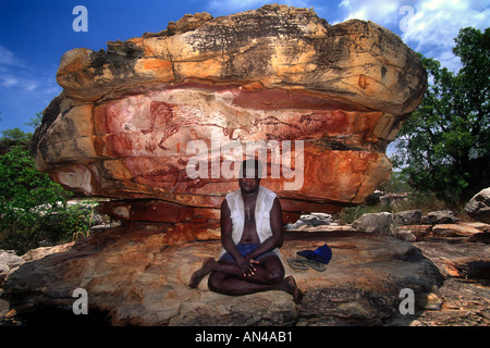 Novembre 1995 Darwin Territorio del Nord Australia Manyalaluk la comunità aborigena Foto Stock