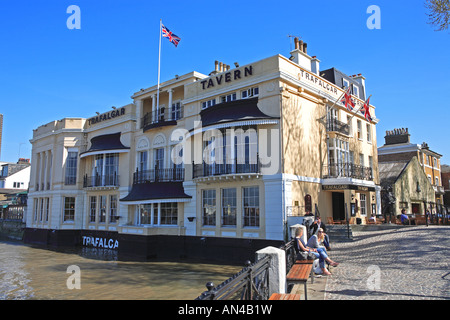 Trafalgar Tavern, Greenwich Foto Stock