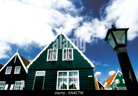 Case nel villaggio di marken North Holland Foto Stock