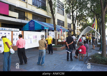 Thailandia elezione 2007sito Foto Stock