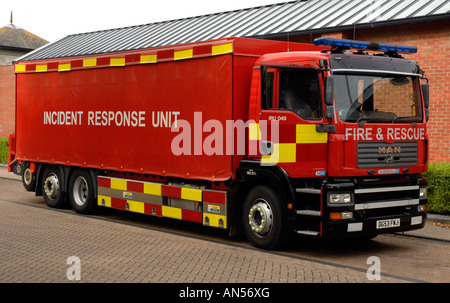 Servizi di emergenza prendere parte a un attacco chimico o batteriologico esercizio, Gran Bretagna, Regno Unito Foto Stock