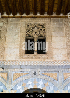 Dettaglio di ingresso, Beit Azem, Hama, Siria Foto Stock