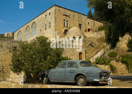 Auto d'epoca in Deir al Qamar Libano Medio Oriente Foto Stock