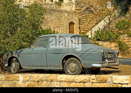 Auto d'epoca in Deir al Qamar Libano Medio Oriente Foto Stock