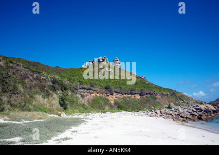 Scilly punto visto da Little Bay St Martin's Isole Scilly Cornovaglia Foto Stock