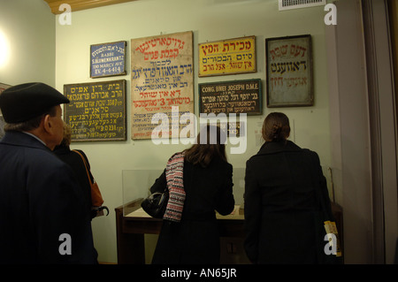 Eldridge Street Project Museum nel rinnovato Eldridge Street sinagoga nel Lower East Side di New York Foto Stock