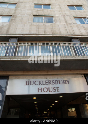 Bucklersbury House destinati alla demolizione per far strada a Walbrook Square Foster e Partners Londra Inghilterra. Foto Stock