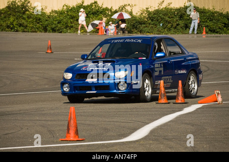 Sports Car Club of America polissaccaridi evento tenutosi a Hampton Mills nella città di legname di Packwood Washington. Foto Stock