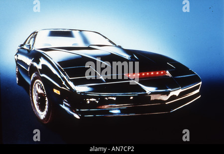 KNIGHT RIDER David Hasselhoff la vettura di KITT in MCA/universale serie TV Foto Stock