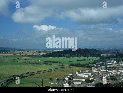Vista dal castello di Stirling nel Regno Unito Foto Stock