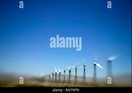 Le turbine eoliche in California, Stati Uniti d'America Foto Stock