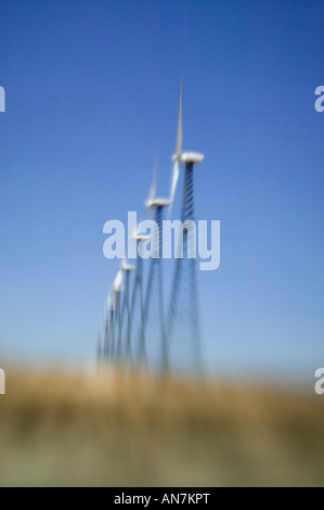 Le turbine eoliche in California, Stati Uniti d'America Foto Stock