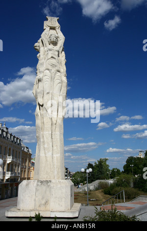 Statua in Shumen, Bulgaria, Europa Foto Stock