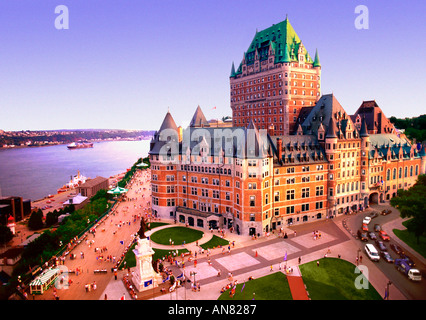 Il Fairmont Le Chateau Frontenac Quebec, Canada Foto Stock