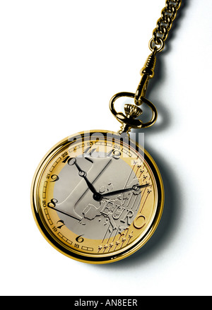 Euro e tempo Foto Stock