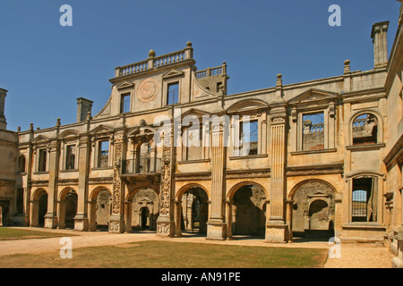 Kirby Hall Elizabethan xvii secolo Mansion House Foto Stock