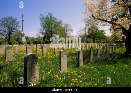 Cimitero confederato, Winchester, Shenandoah Valley, Virginia, Stati Uniti d'America Foto Stock