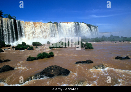 Cascate Iguacu Brasile Foto Stock