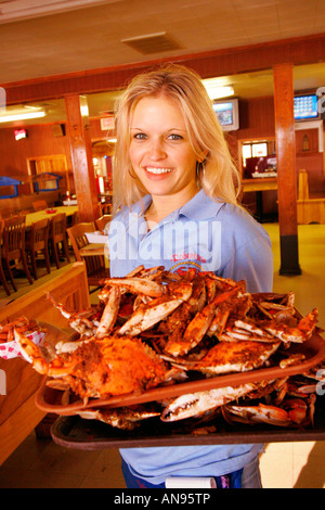 Il granchio blu festa, papi Creek, Maryland, Stati Uniti d'America Foto Stock