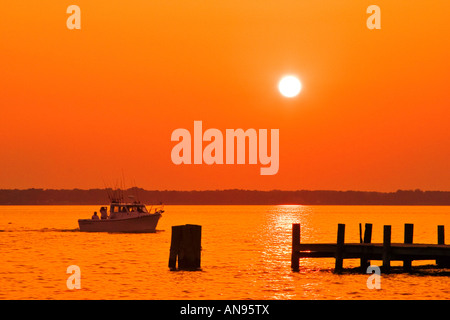 La nautica, papi Creek, Maryland, Stati Uniti d'America Foto Stock