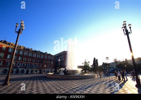 Nizza Place Massena Alpes-maritimes 06 French Riviera Cote d Azur PACA Francia Europa Foto Stock