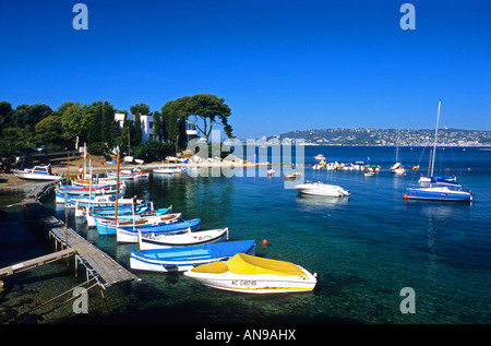 Antibes Cap d'Antibes Port de l'Olivette Alpes-Maritimes 06 French Riviera Cote d Azur PACA Francia Europa Foto Stock
