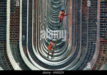 Balcombe viadotto che porta il London Brighton e Costa Sud linea ferroviaria del Ouse Valley Foto Stock