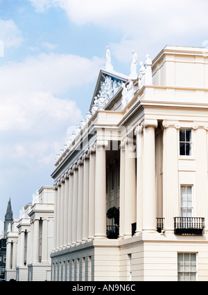 Architettura Regency in Regents Park London REGNO UNITO Foto Stock