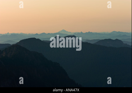 North Cascades dal Monte Rainier Foto Stock