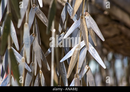 La Grande Sinagoga di Budapest. Il memoriale dell'olocausto: Albero della Vita Foto Stock