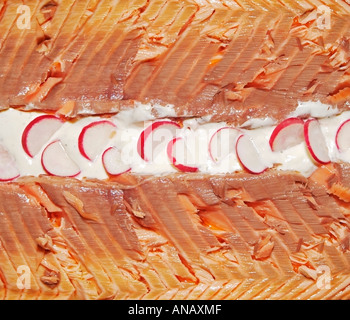 Salmone affumicato Foto Stock