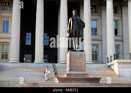 Il Ministero del Tesoro a Washington DC Foto Stock