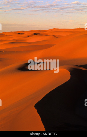 Vista panoramica delle dune di Erg Awbari Foto Stock