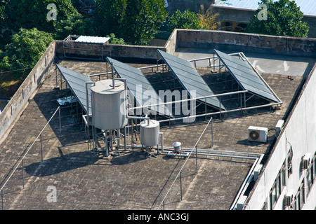 L'energia alternativa i pannelli solari Shenzhen in Cina Foto Stock